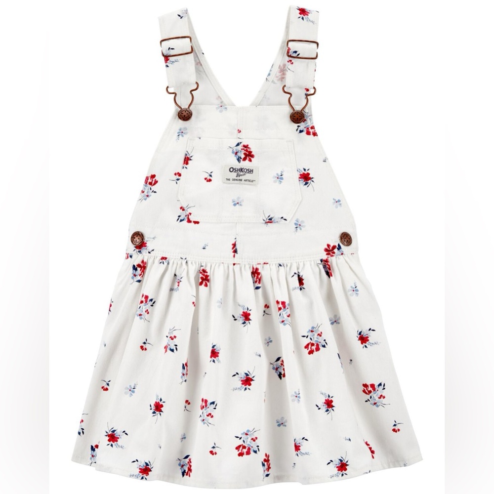 Oshkosh floral skirt jumper 18M